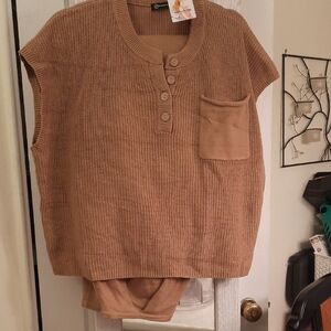 Women's Camel Sweater Pant Set